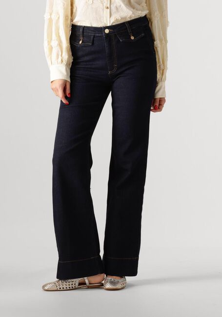 SUMMUM Pantalon évasé FLARED JEANS COMFORT en bleu - large