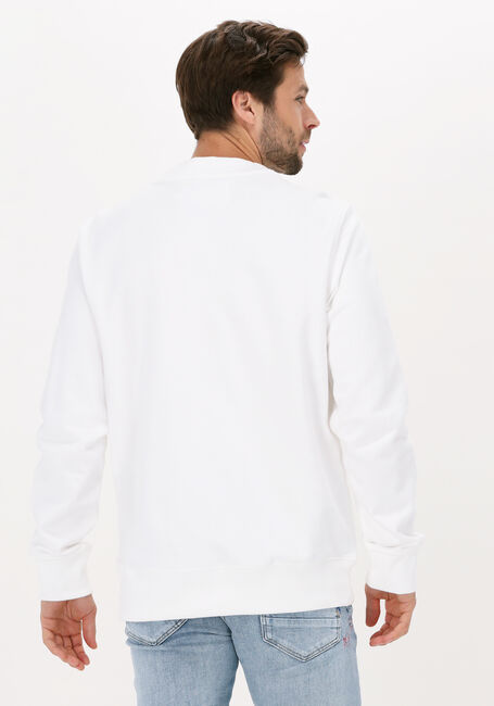 CALVIN KLEIN Chandail BLOCKING INSTITUTIONAL CREW NECK en blanc - large