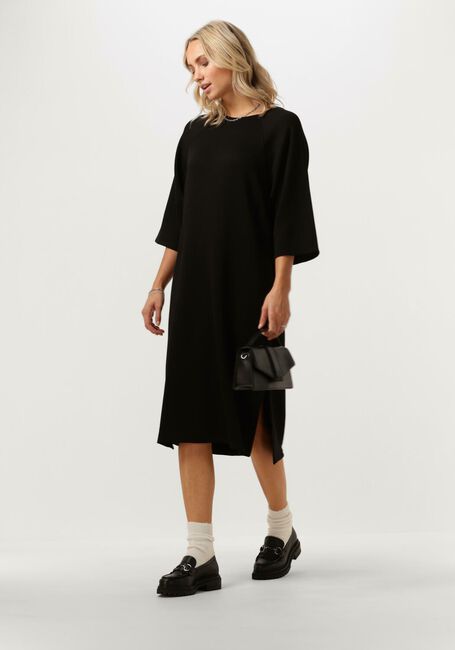 MSCH COPENHAGEN Robe midi MSCHPETUA LMA Q 3/4 SWEAT DRESS en noir - large