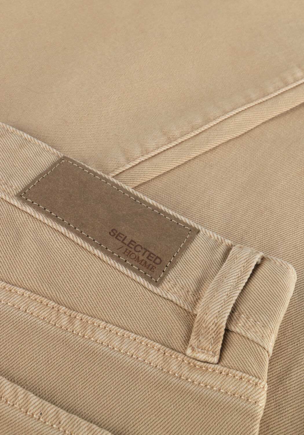 Bruine SELECTED MEN Slim fit jeans SLH196-STRAIGHTSCOTT 3335 COLORED JNS W - large