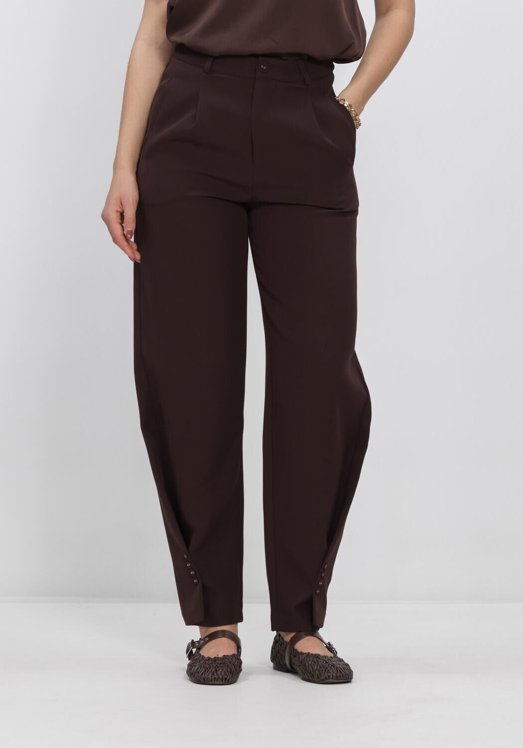 Bruine EST'SEVEN Pantalon LOUA PANTALON TRVL - large