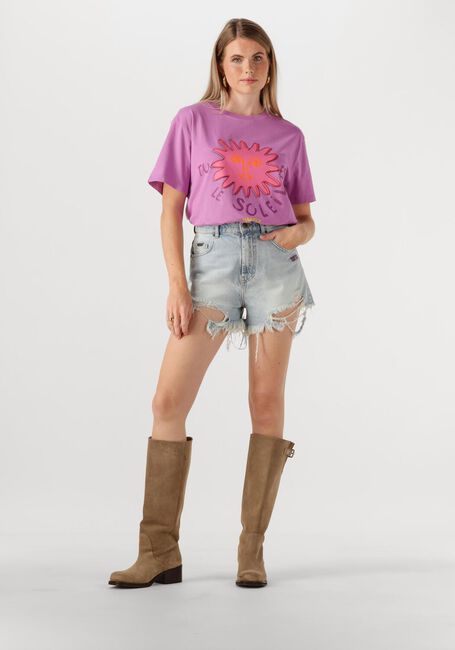 Lichtblauwe HARPER & YVE Korte broek YVE-SH - large