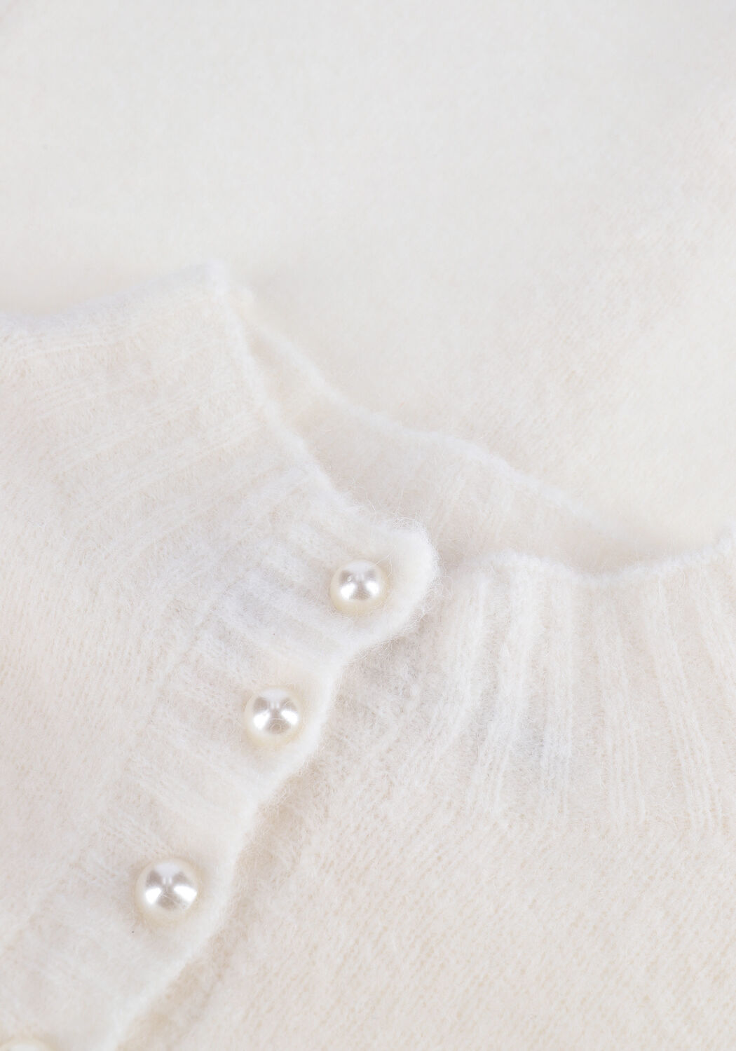 Ecru GESTUZ Vest AGNES GZ CARDIGAN - large