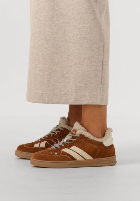 Bruine WOOLRICH Sneakers DOUBLE U.T WOMEN - large