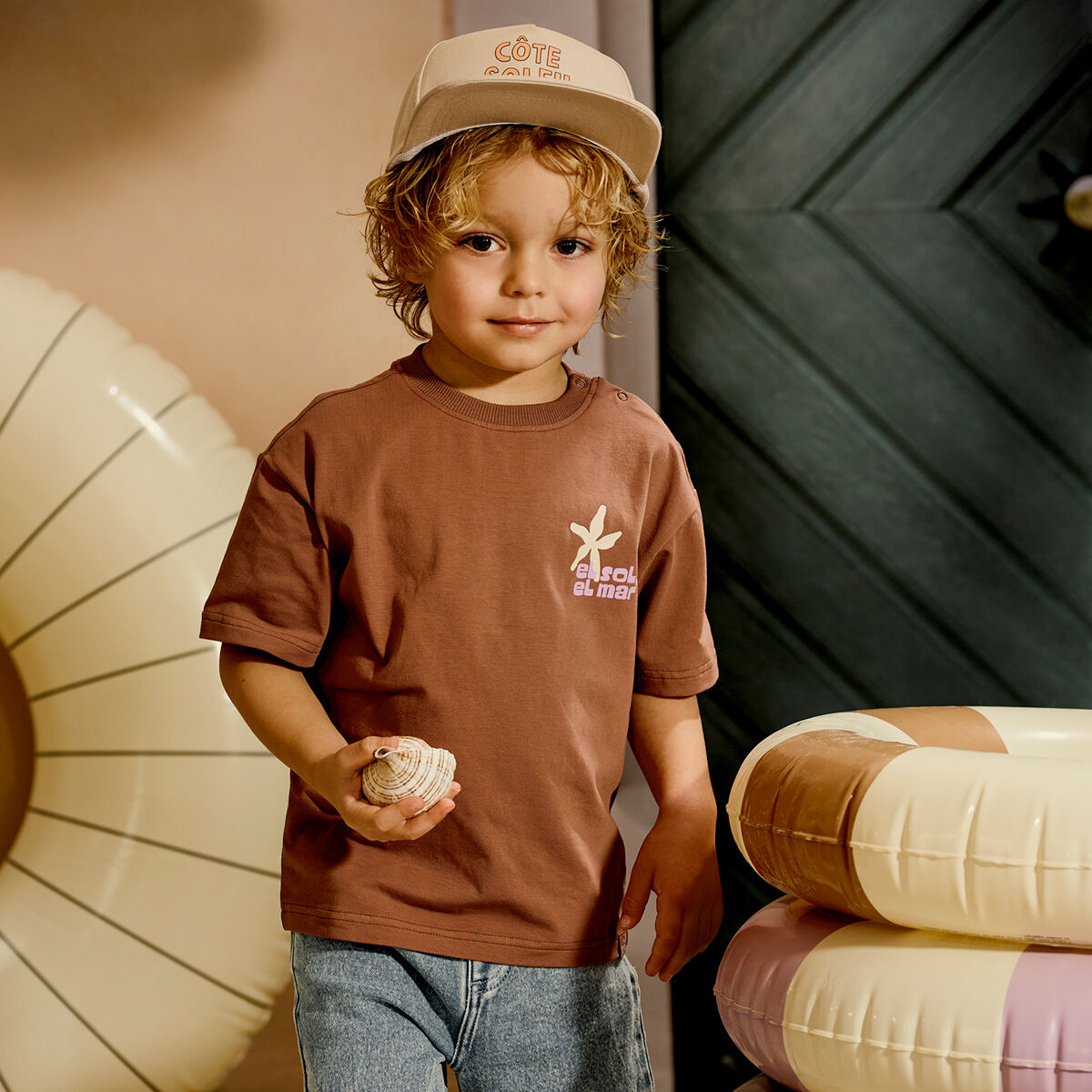 Z8 T-shirt DEZ en marron - large