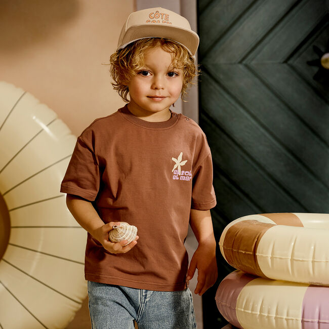 Z8 T-shirt DEZ en marron - large