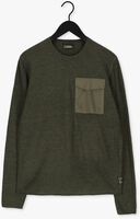 NATIONAL GEOGRAPHIC Pull KNITTED CREW Olive