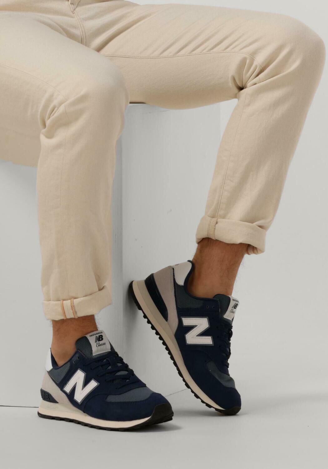 Blauwe NEW BALANCE Sneakers U574 Omoda