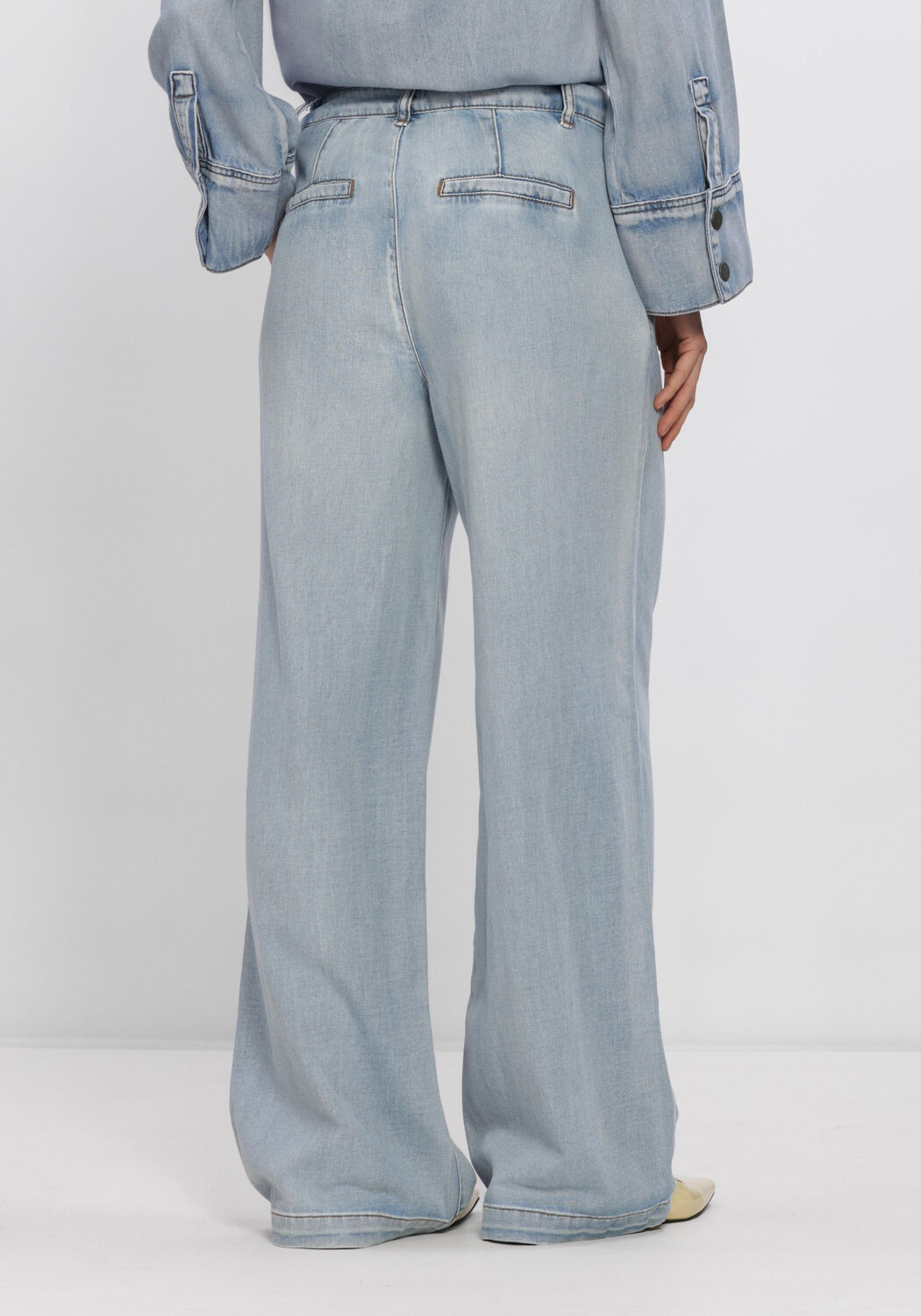 MY ESSENTIAL WARDROBE Wide jeans MWZITO 171 HIGH WIDE PANT en bleu - large