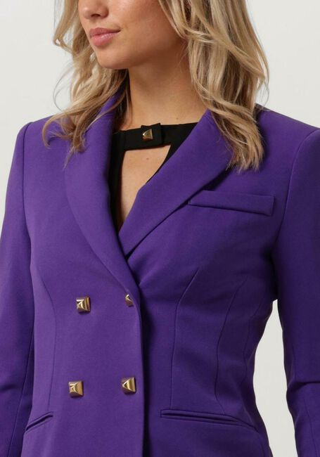 Paarse ACCESS Blazer DOUBLE-BREASTED BLAZER WITH STUD - large