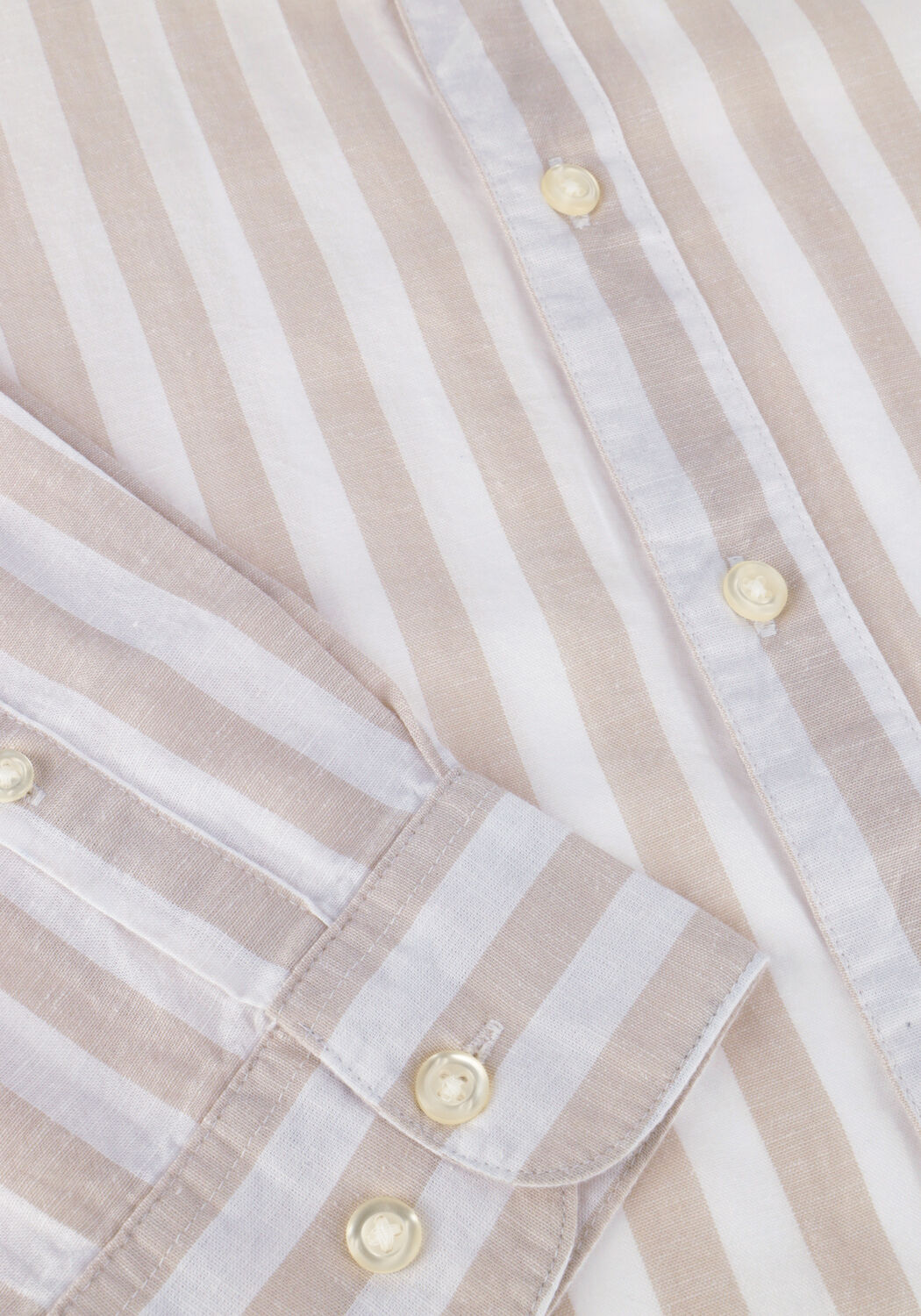 SELECTED MEN Chemise d&eacute;contract&eacute; SLHSLIM-SUN SHIRT LS NOOS en beige - large