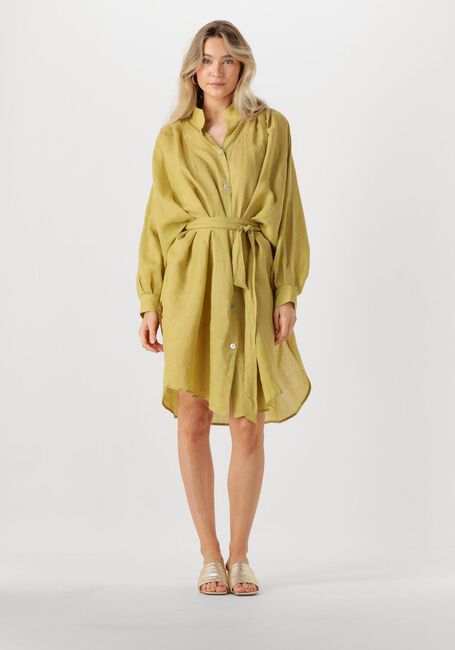 GREEK ARCHAIC KORI Robe midi 130463 en vert - large