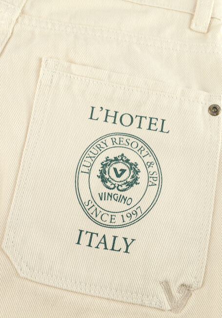 VINGINO Pantalon courts CHRISTIAN WHITE Cr&egrave;me - large