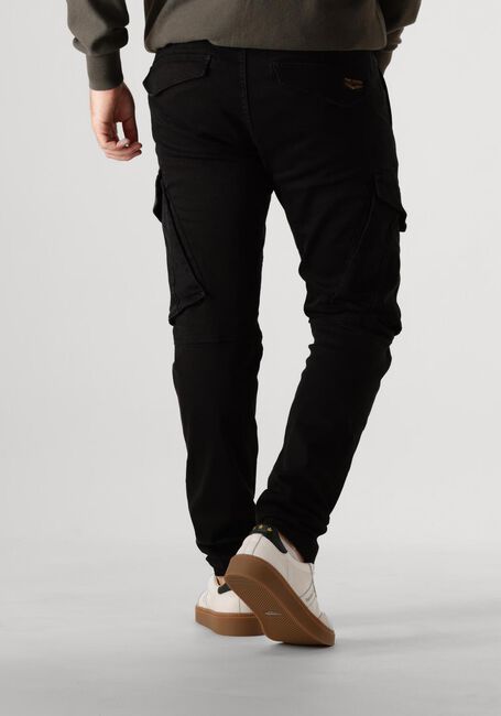 Zwarte PME LEGEND Cargobroeken NORDROP CARGO WASHED BLACK DENIM - large
