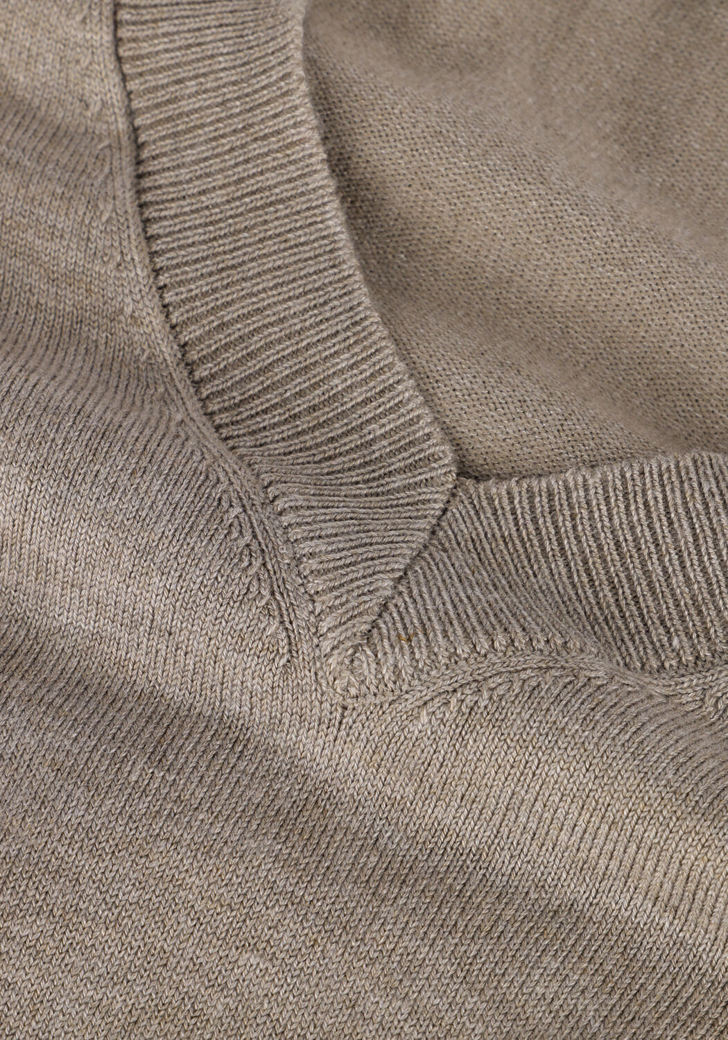 MINUS Haut MILLA V-NECK KNIT TEE 1 Kaki - large