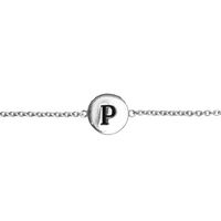 ALLTHELUCKINTHEWORLD Bracelet CHARACTER BRACELET LETTER SILV en argent ALLTHELUCKINTHEWORLD Bracelet CHARACTER BRACELET LETTER SILV en argent - medium