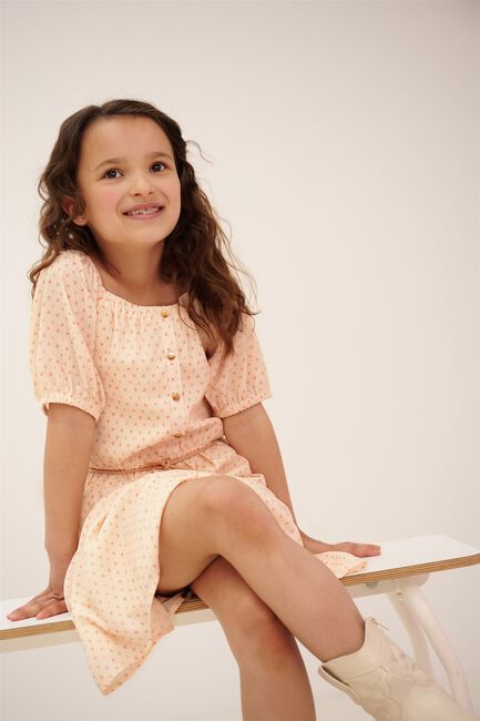 Ecru NONO Mini jurk MOAS HEART DRESS Ecru NONO Mini jurk MOAS HEART DRESS - large