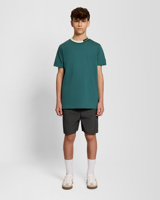 LYLE & SCOTT Shorts de bain PLAIN SWIM SHORT en noir - large