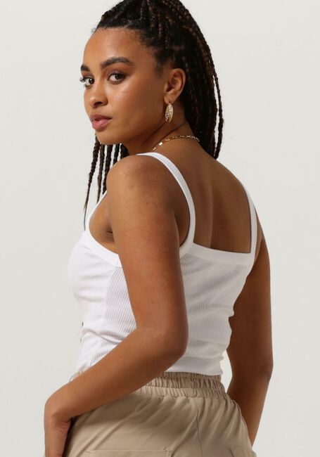 Witte SELECTED FEMME Top SLFCELICA ANNA STRAP TANK TOP - large