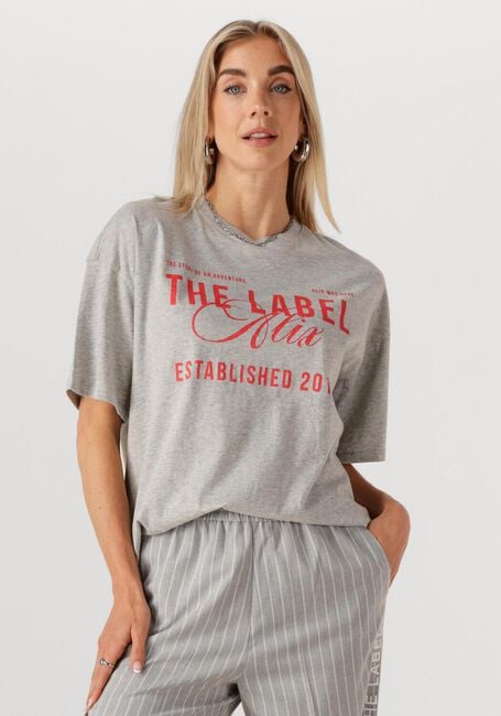 ALIX THE LABEL T-shirt LADIES KNITTED THE LABEL T-SHIRT Gris clair - large