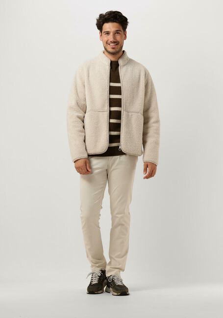 Donkergroene ANERKJENDT Trui AKRICO STRIPE LAMBSWOOL - large