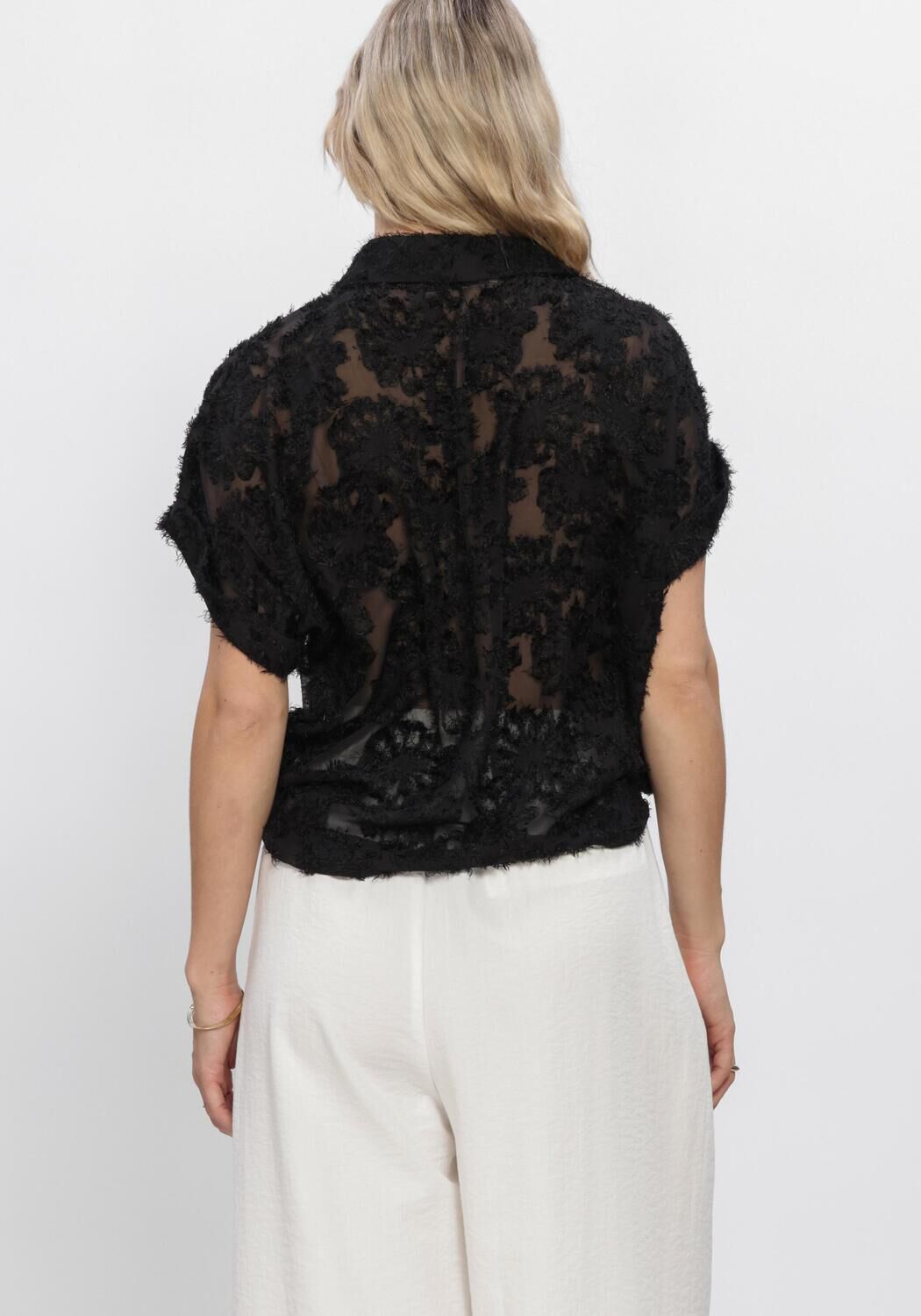 Zwarte ROUGE EDIT  ROUKYOTO S/S SHIRT - large