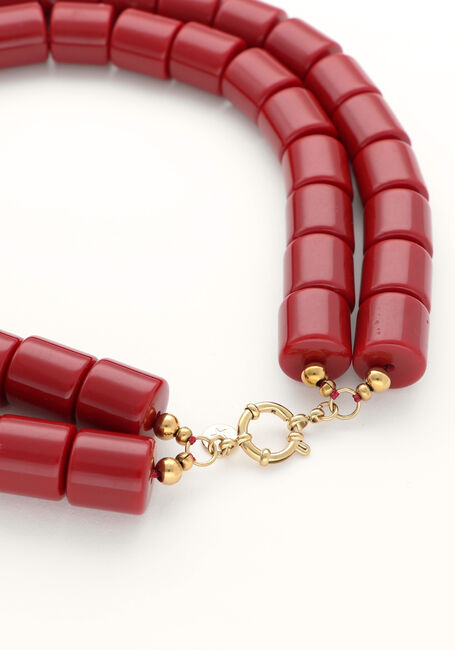 Rode BONNIE STUDIOS Sieraad DOUBLE PHIL NECKLACE - large