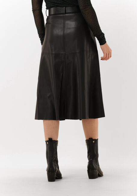 BRUUNS BAZAAR Jupe midi VEGANI IMMA SKIRT en noir - large