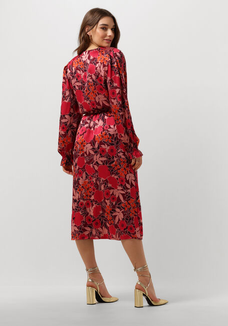 Rode AAIKO Midi jurk LAVINA PES 505 DRESS - large