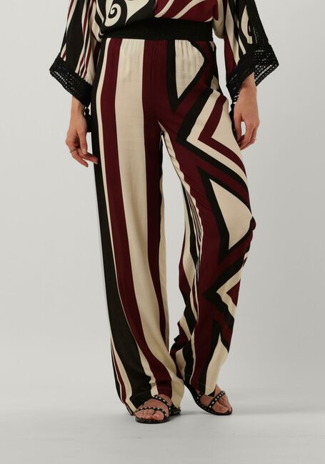 ACCESS Pantalon large PRINTES STRAIGHT LEG PANTS WITH ELASTIC WAIST en multicolore - large