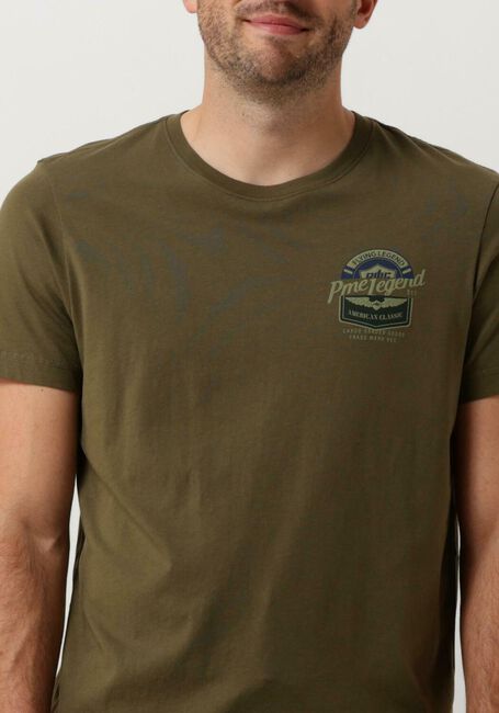 PME LEGEND T-shirt SHORT SLEEVE R-NECK SINGLE JERSEY LW PLAY en vert - large