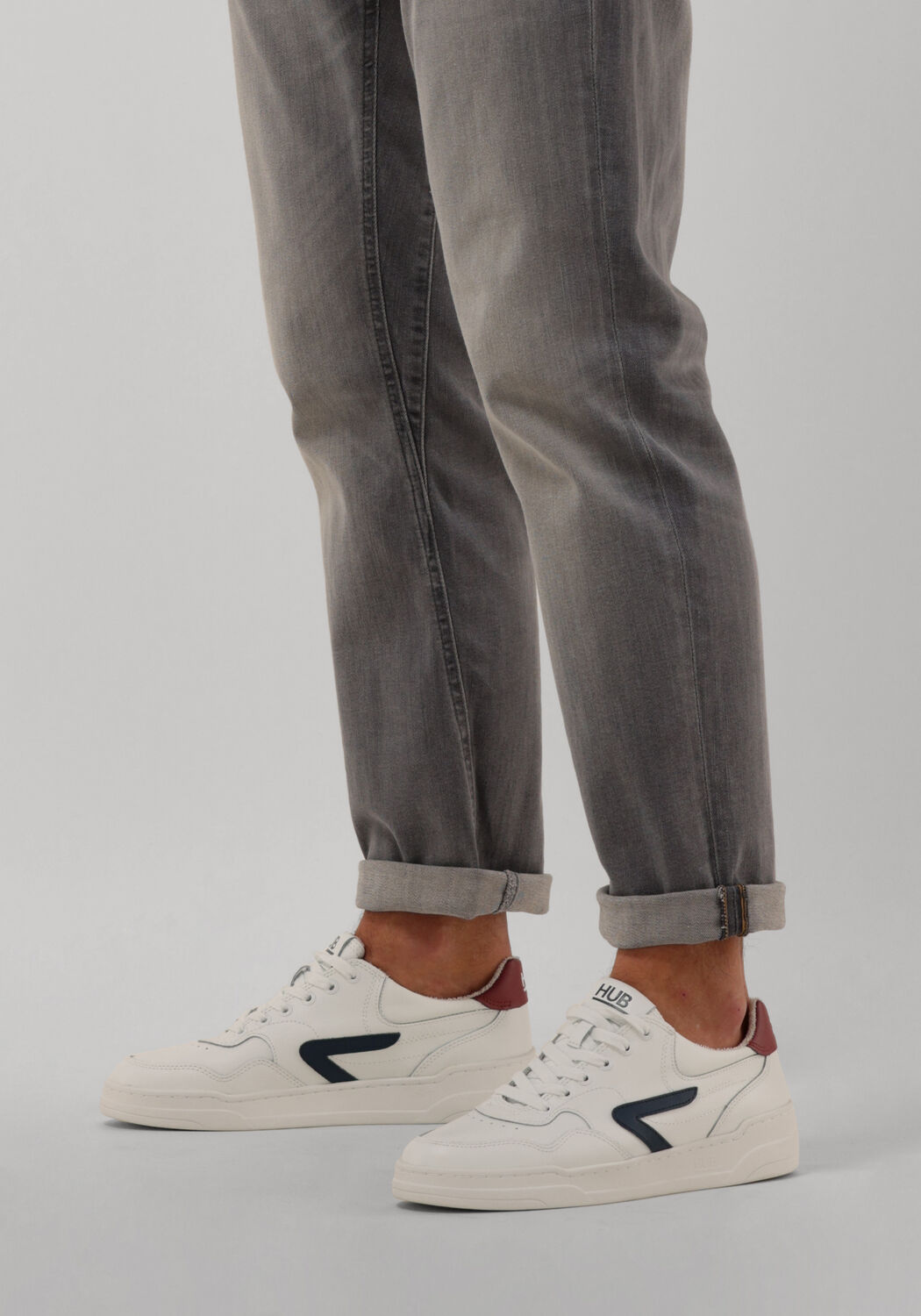 Witte HUB Sneakers COURT-Z MEN - large