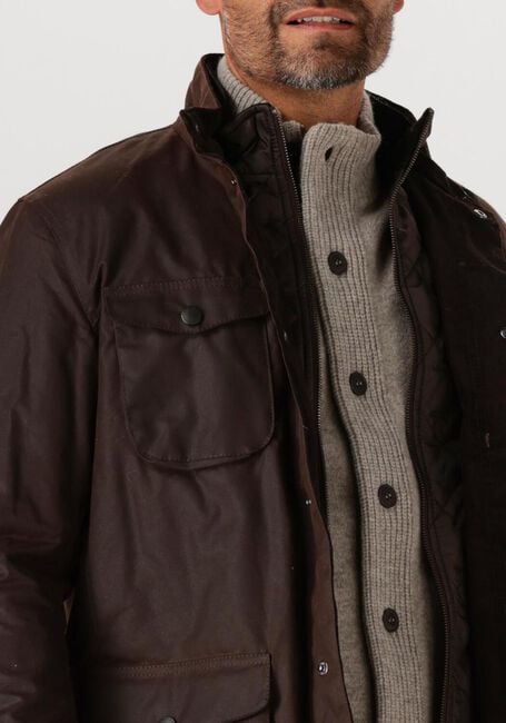 Bruine BARBOUR Jack OGSTON WAX JACKET - large