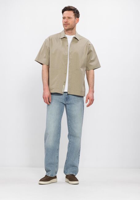 WOODBIRD Chemise d&eacute;contract&eacute; WBWANG SHIKO SHIRT Kaki - large