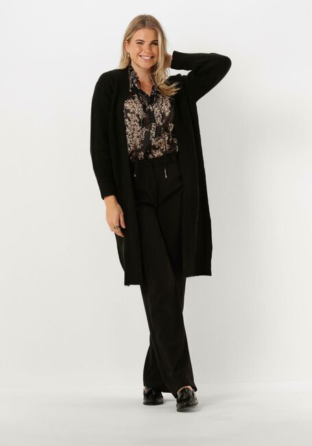 Zwarte NEO NOIR Vest GIANA HEAVY KNIT CARDIGAN Zwarte NEO NOIR Vest GIANA HEAVY KNIT CARDIGAN - large