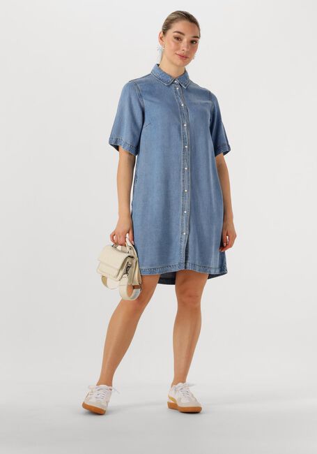 OBJECT Mini robe OBJFRAME 2/4 RE DENIM DRESS en bleu - large