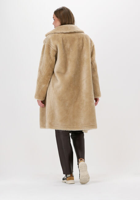 BEAUMONT Manteau en fausse fourrure BONDED TEDDY COAT Sable - large