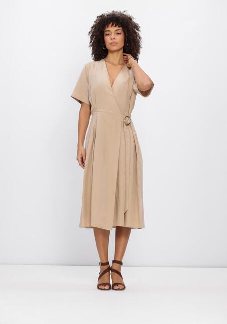 Beige TWINSET MILANO Midi jurk 261TT2554 - large