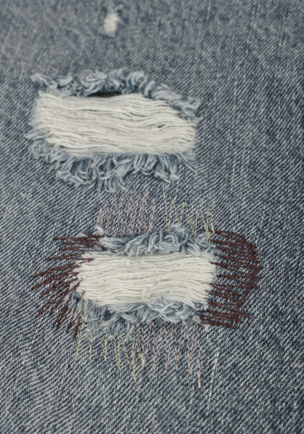 Blauwe SCOTCH & SODA Wide jeans THE BUZZ SLIM BOYFRIEND JEANS - ALL TIED UP - large