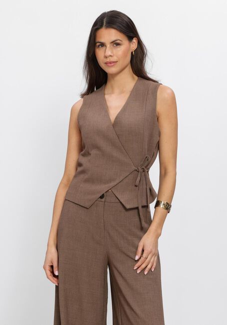 MSCH COPENHAGEN Haut MSCHDARINA WAISTCOAT en marron - large