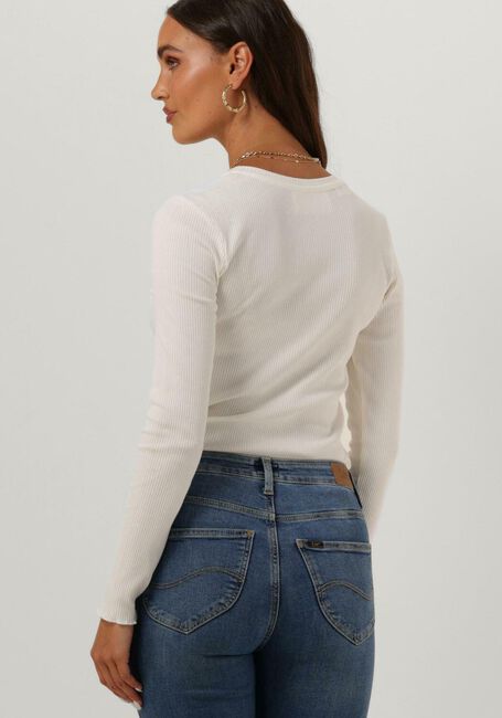 Witte SELECTED FEMME T-shirt ANNA LS CREW NECK TEE - large