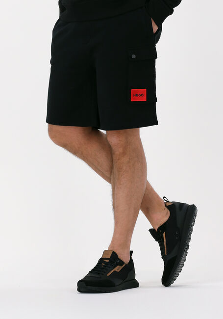 HUGO Pantalon courte DIZZI222 en noir - large