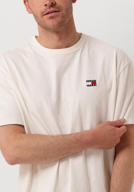 TOMMY JEANS T-shirt TJM REG BADGE TEE EX Blanc - large