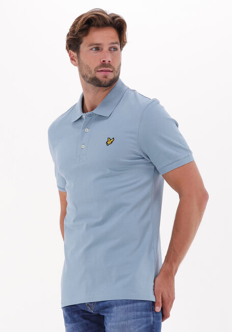 LYLE & SCOTT Polo PLAIN POLO SHIRT Bleu clair - large