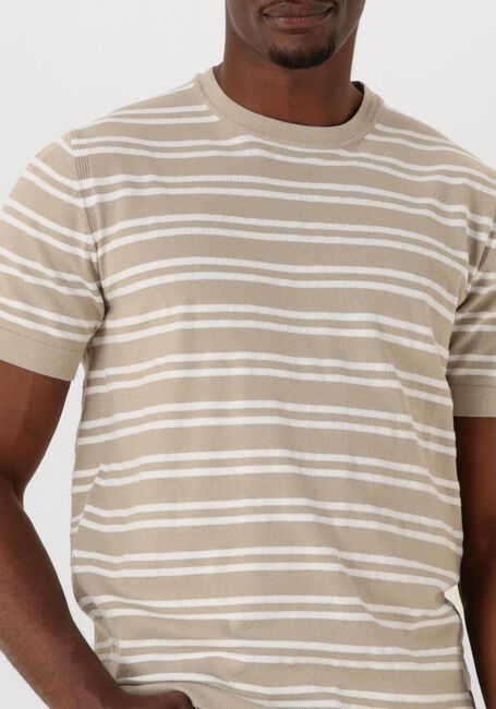 Beige DSTREZZED T-shirt NEREO TEE - large