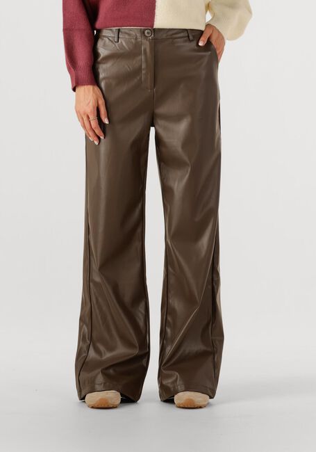 YDENCE Pantalon large PANTS MARLEE en marron - large