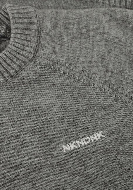 Grijze NIK & NIK Trui FORD OVERSIZED SWEATER - large