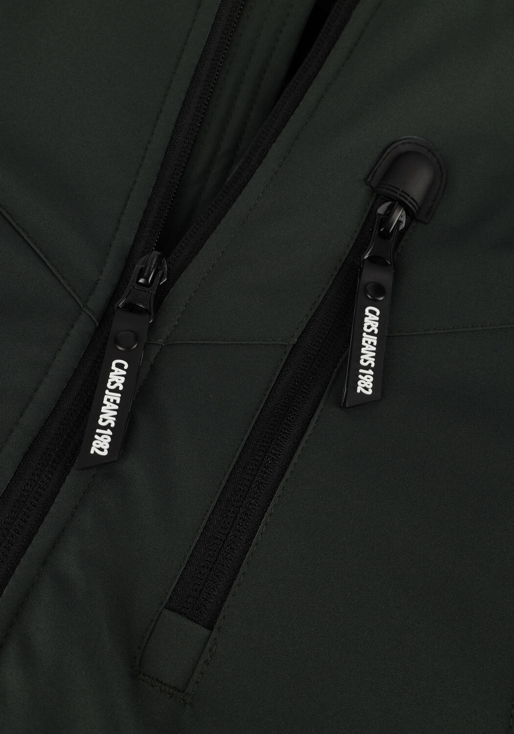 Donkergroene CARS JEANS Gewatteerde jas THAMES - large