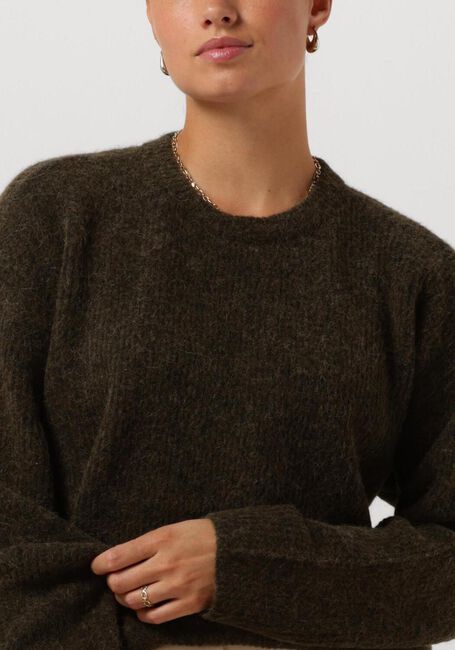 GESTUZ Pull ALPHAGZ ROUNDNECK NOOS Olive - large