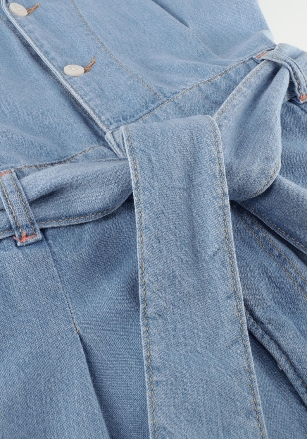 SCOTCH & SODA Combishorts WORKED OUT DENIM JUMPSUIT - FREE THINKER en bleu - large